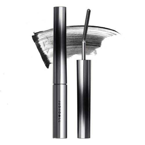 JUDYDOLL 3D Curling Eyelash Mascara with curling brush lifts lashes for natural separation