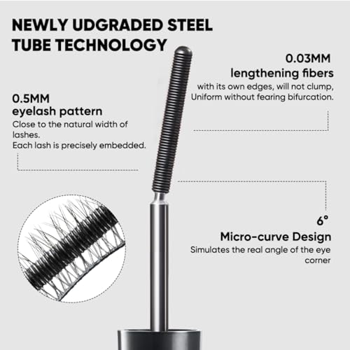 JUDYDOLL 3D Curling Eyelash Iron Mascara long-wear throughout the day