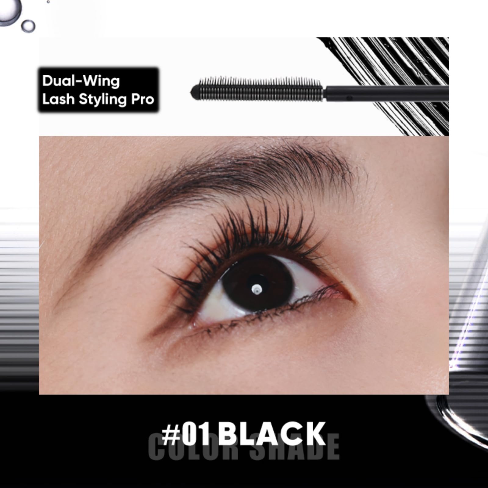 JUDYDOLL beginner-friendly mascara use makes precise application simple for newcomers.
