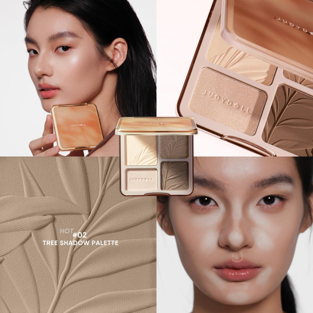 Skin-friendly ingredients in the JUDYDOLL palette suitable for daily wear.