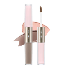 JUDYDOLL liquid contour and under-eye brightening duo applied for precise definition.