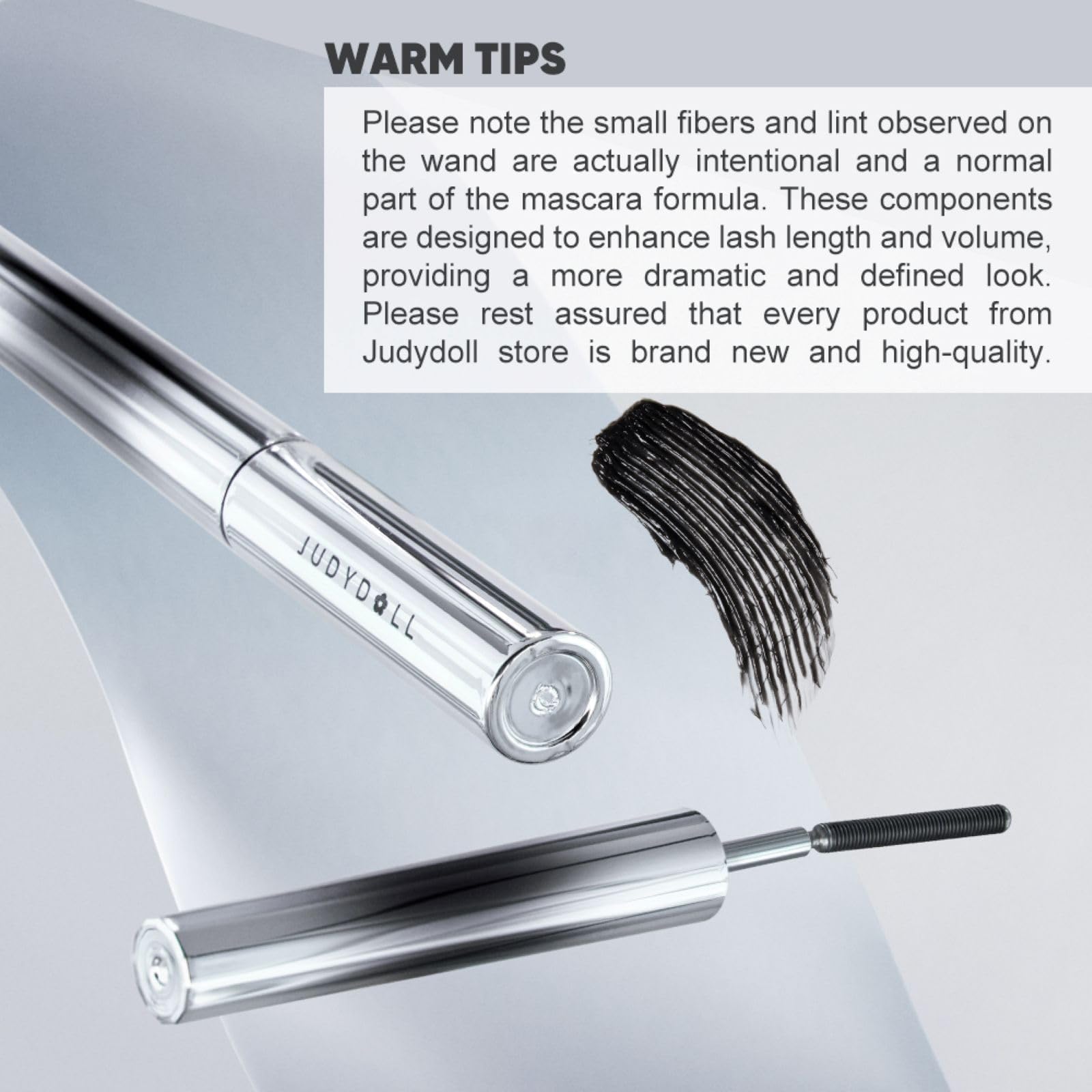 JUDYDOLL long-wear 24h mascara for all-day confidence.