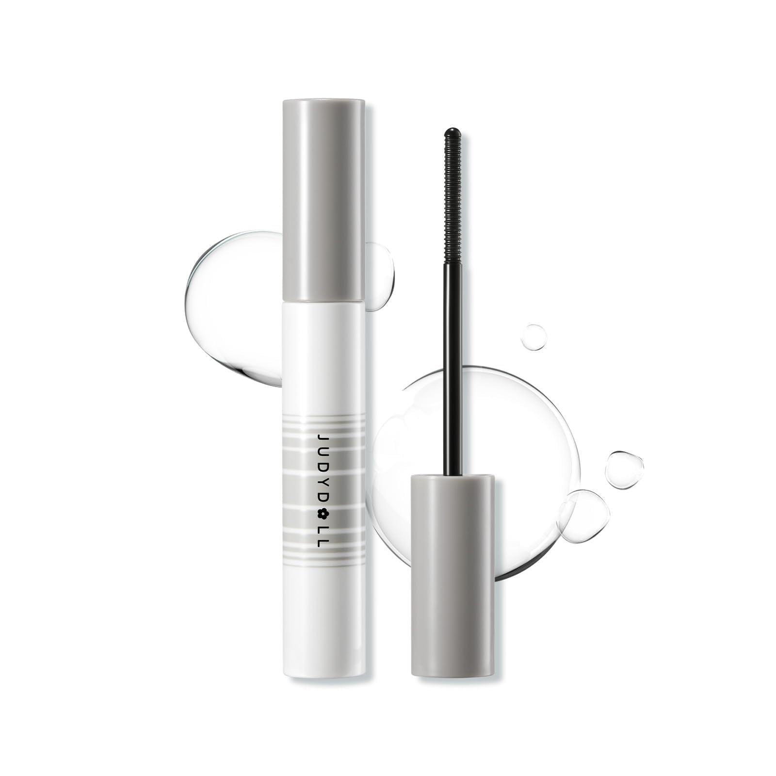 JUDYDOLL Mascara Remover bottle front showing gentle gel for waterproof makeup
