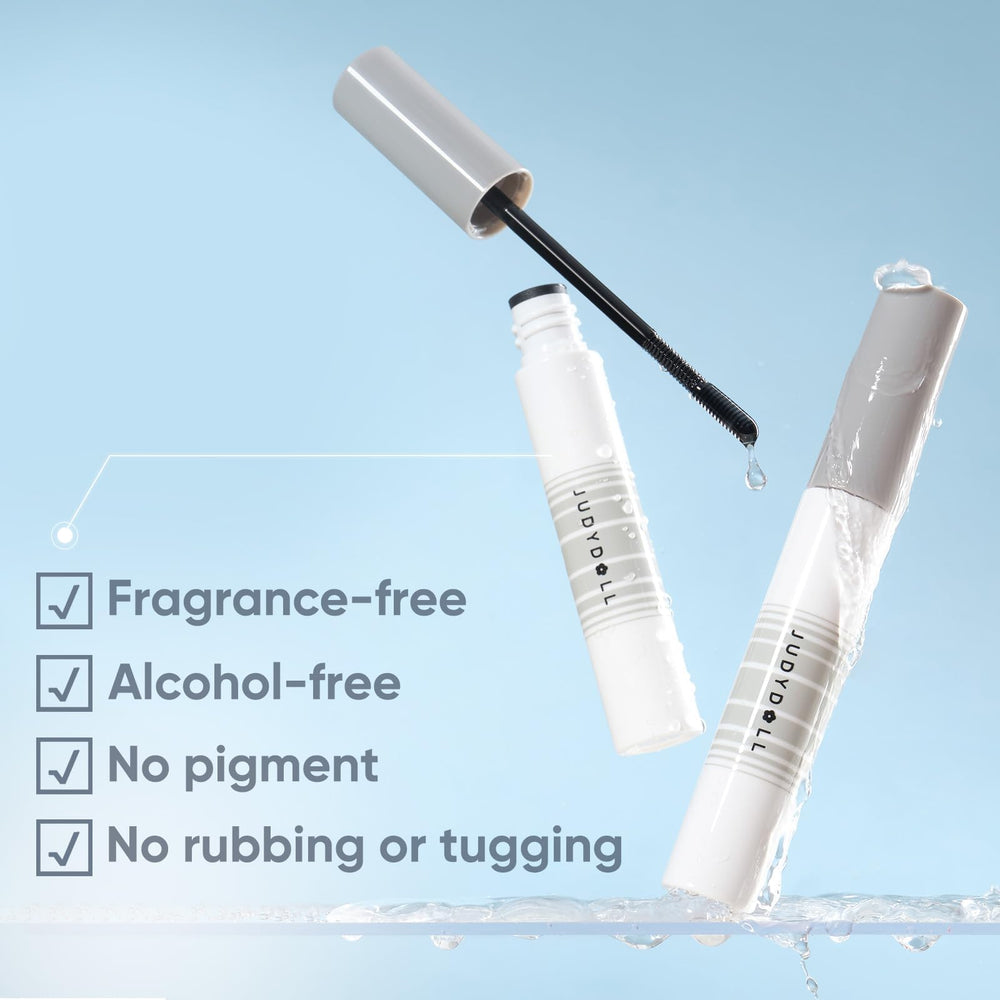 JUDYDOLL Mascara Remover comb brush close-up demonstrates waterproof mascara removal