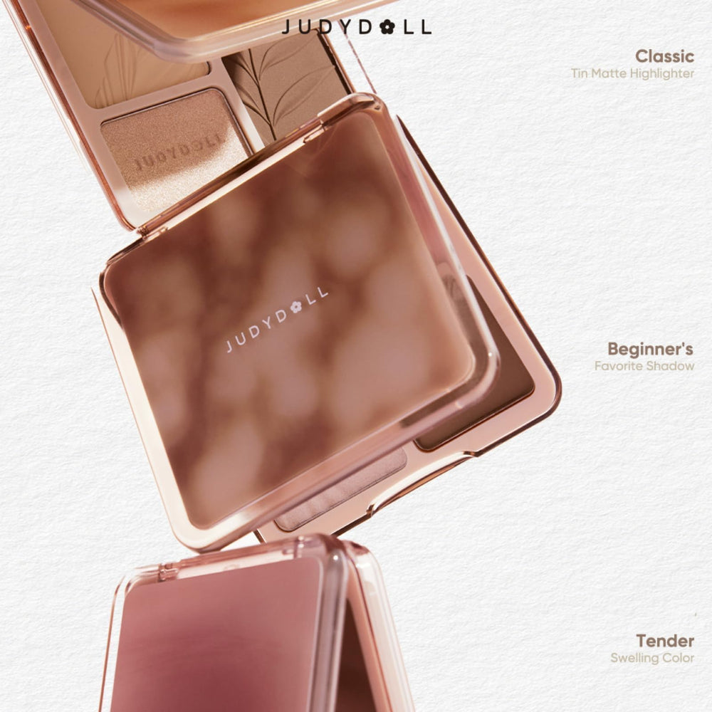 JUDYDOLL swatches show even tone across skin types.
