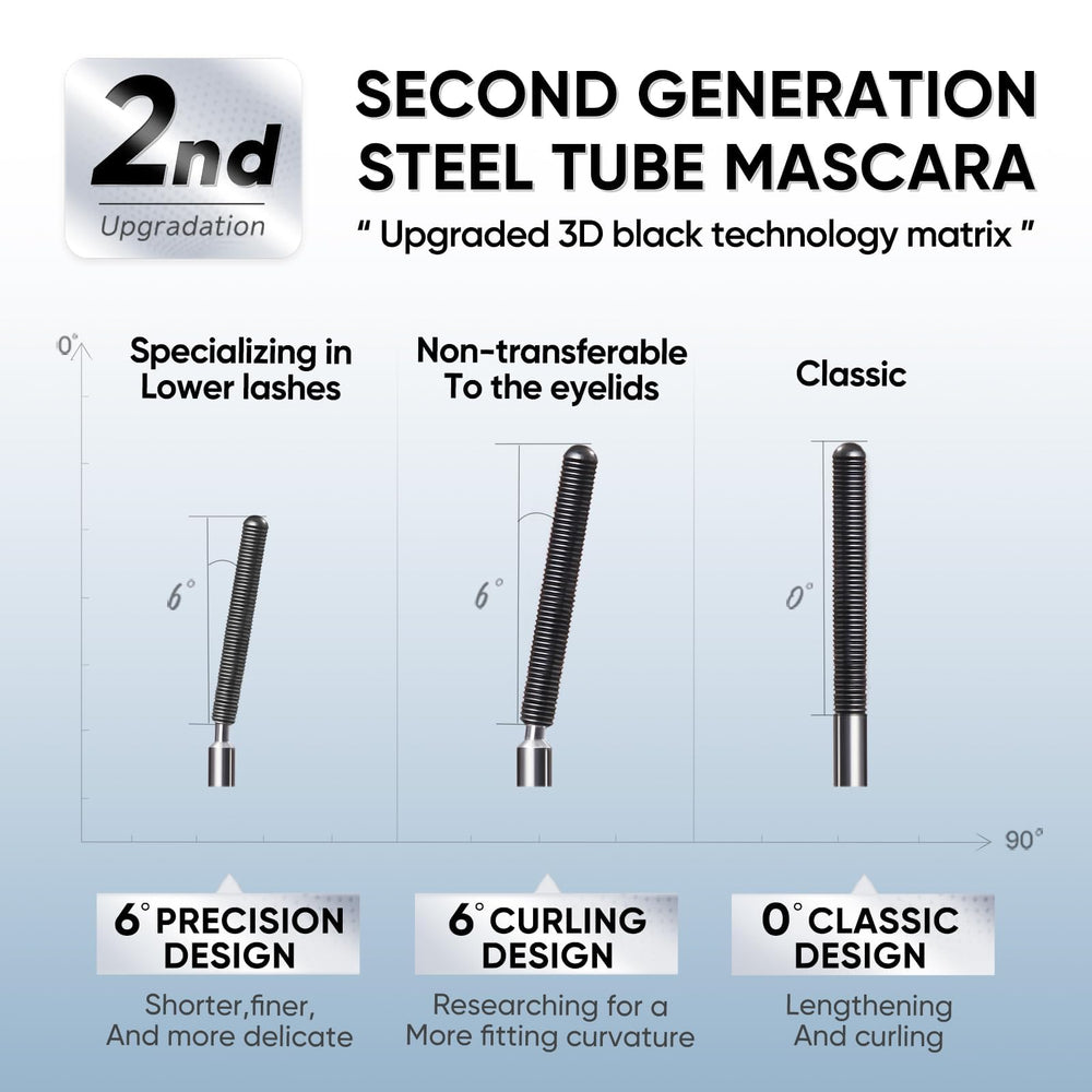 JUDYDOLL ultra-fine brush thickens lashes from root to tip with even separation.
