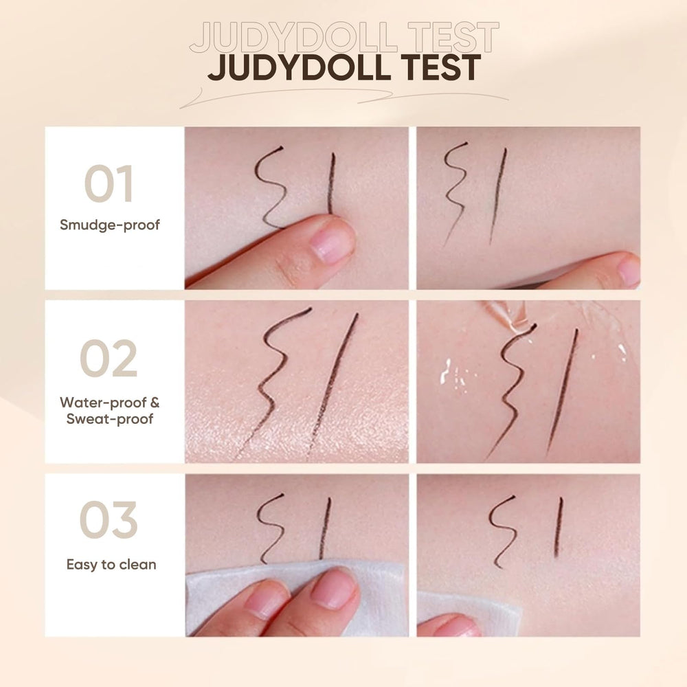 JUDYDOLL Ultra-Fine Eyeliner inner corner application