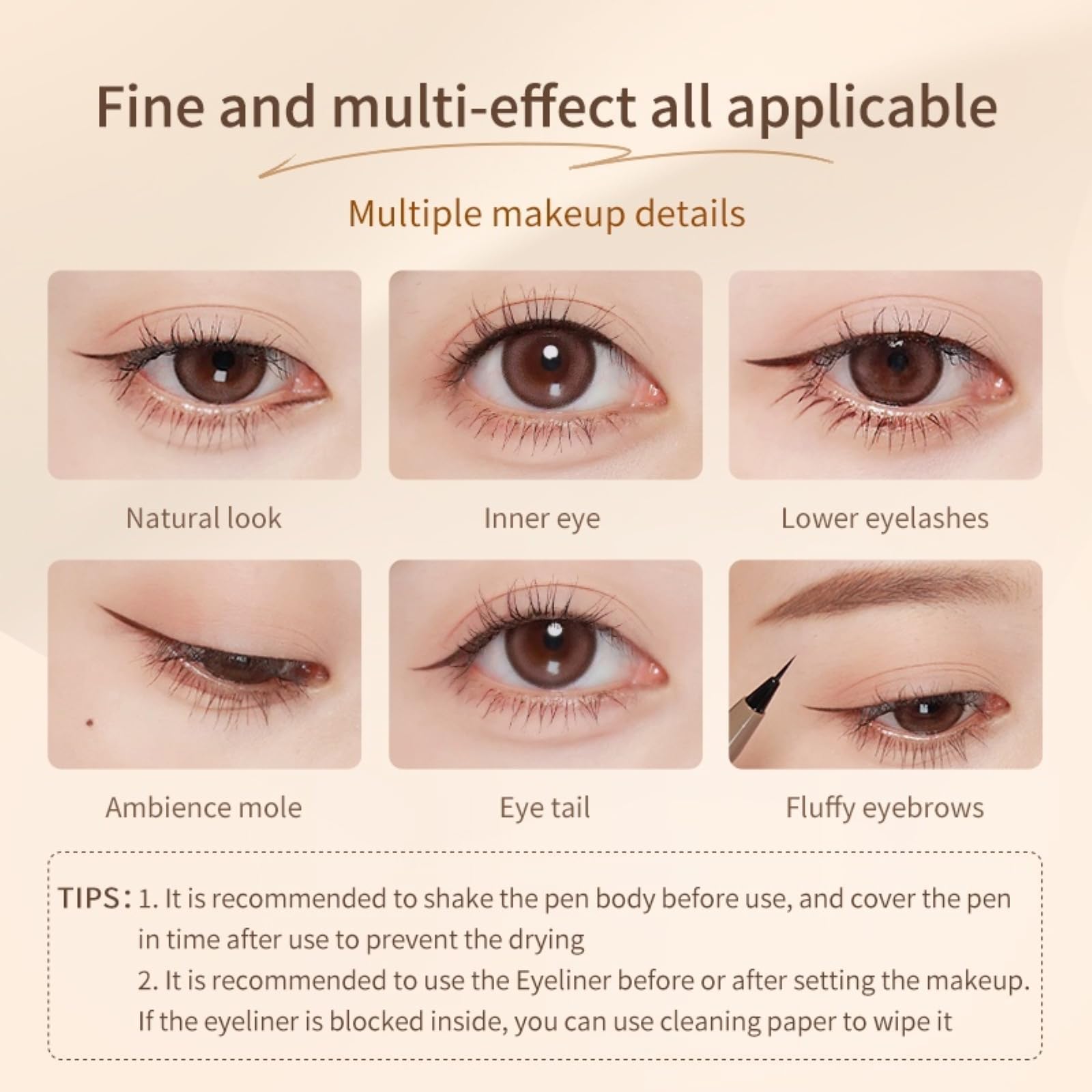 JUDYDOLL Ultra-Fine Eyeliner 8-hour wear test