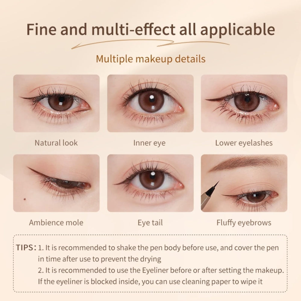JUDYDOLL Ultra-Fine Eyeliner 8-hour wear test