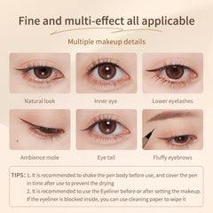 JUDYDOLL Ultra-Fine Eyeliner 8-hour wear test