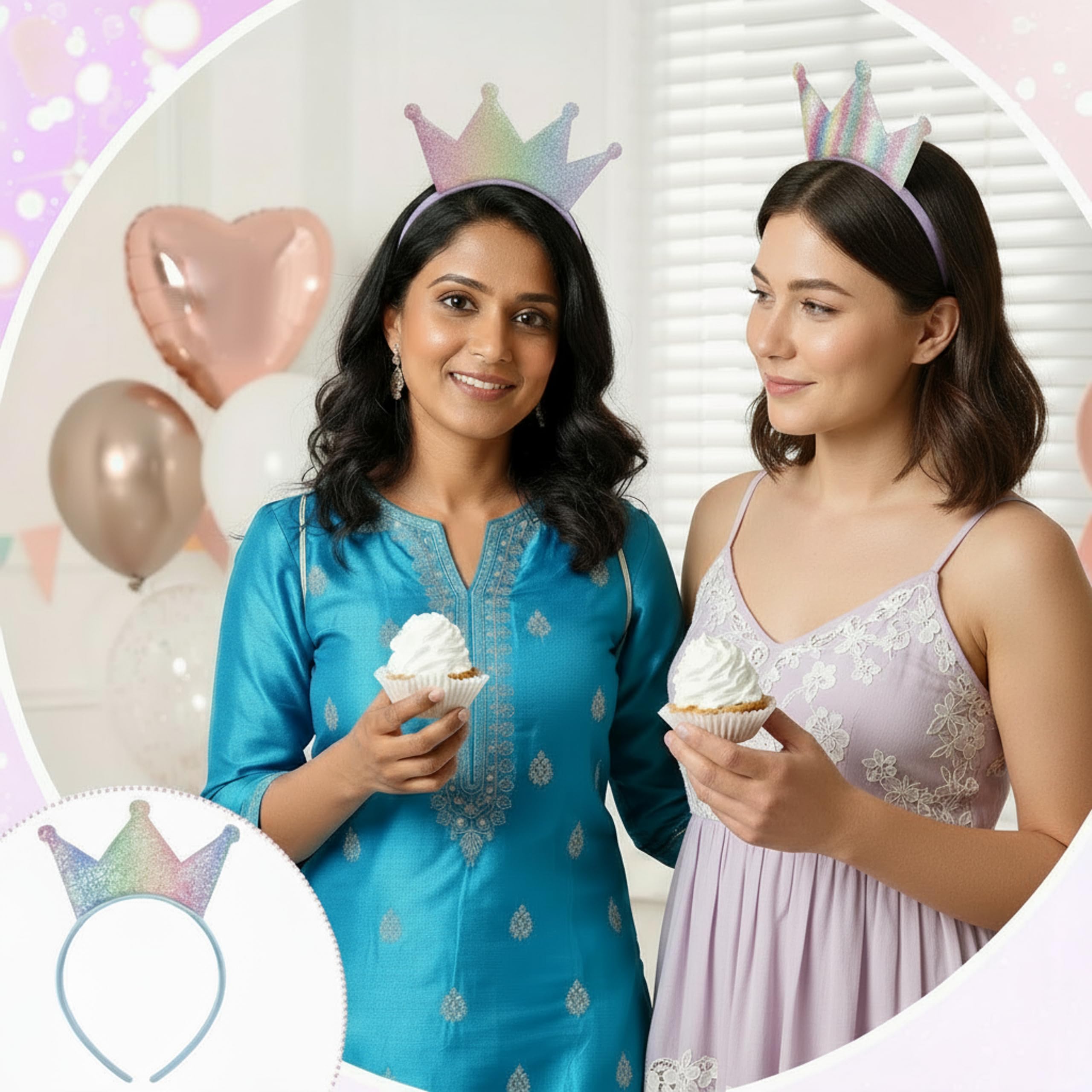 Juexica crowns for bridesmaids, chic and festive wedding accessory