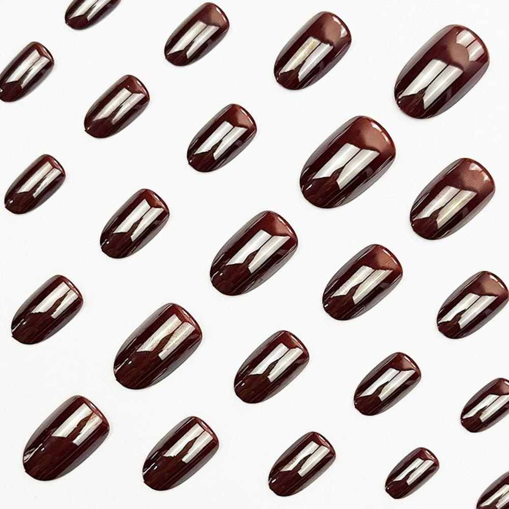 nail file and glue stickers included in juggssa coffee brown kit
