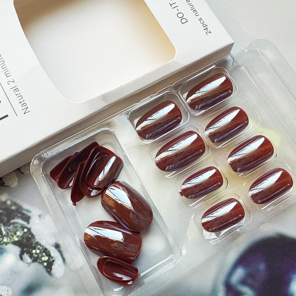reusable packaging for juggssa coffee brown nails