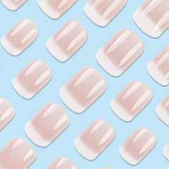 JUGGSSA glue-on nails 24pcs with double-side stickers for quick application.