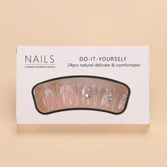 Juggssa medium square nails provide versatile, everyday wear