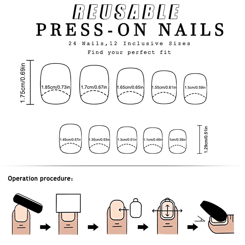 Juggssa packaging shows 24pcs nails ready for multiple looks