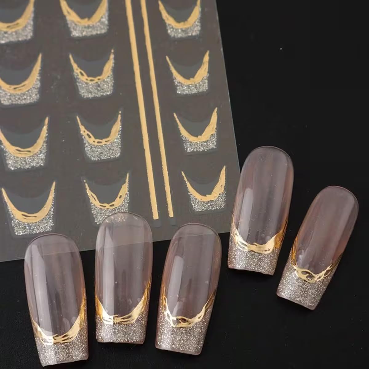 Juggssa valentines nail stickers set is ideal for DIY nail art.