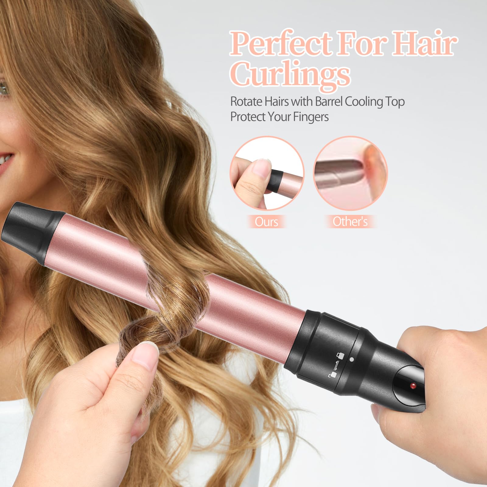 JuHaLeiw dual-voltage curling wand for worldwide use.