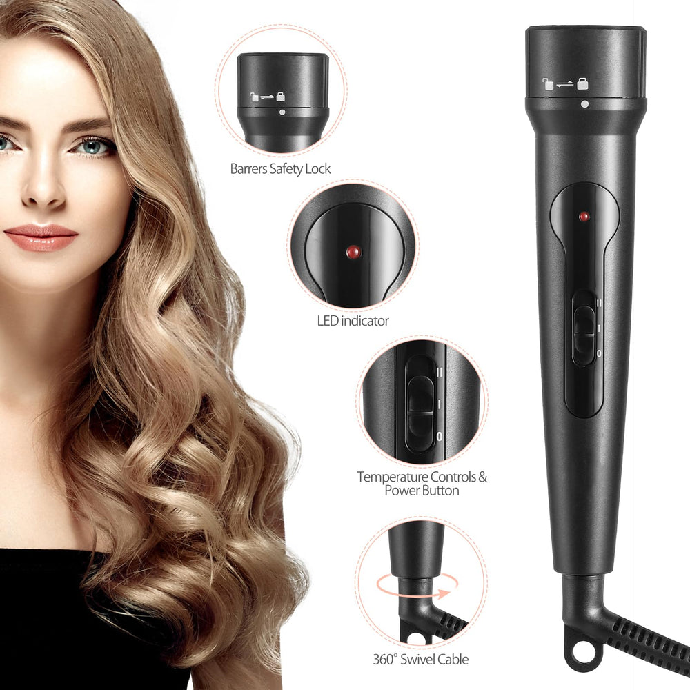 JuHaLeiw fast heat-up in 30 seconds for quick styling.