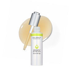 Juice Beauty front packaging showing bottle and box, highlights clean formula benefit