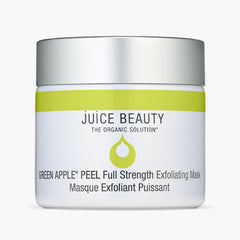 Juice Beauty Green Apple Peel Full Strength bottle close-up showing spa-grade exfoliation benefits