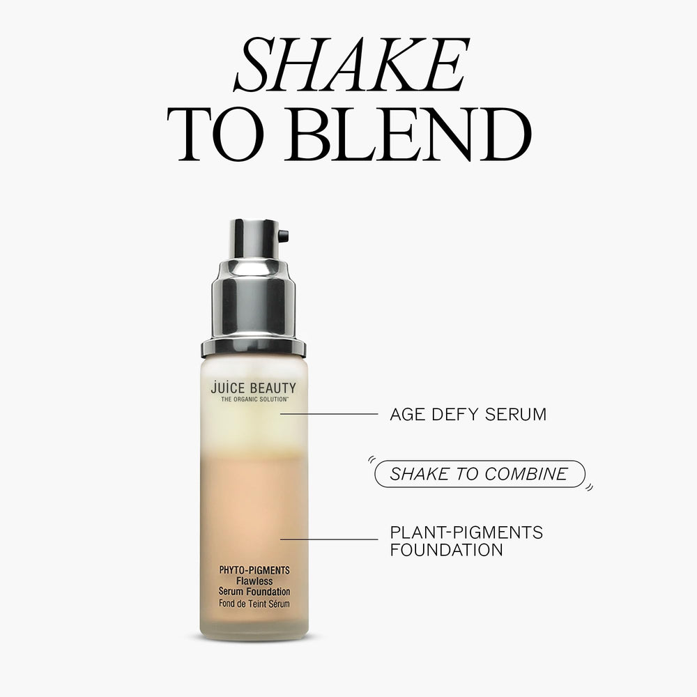Juice Beauty Phyto-Pigments Flawless Serum Foundation rose pigments image hints at luminous skin tone
