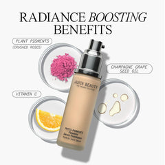 Close-up texture reveals lightweight serum feel for seamless blending on skin.
