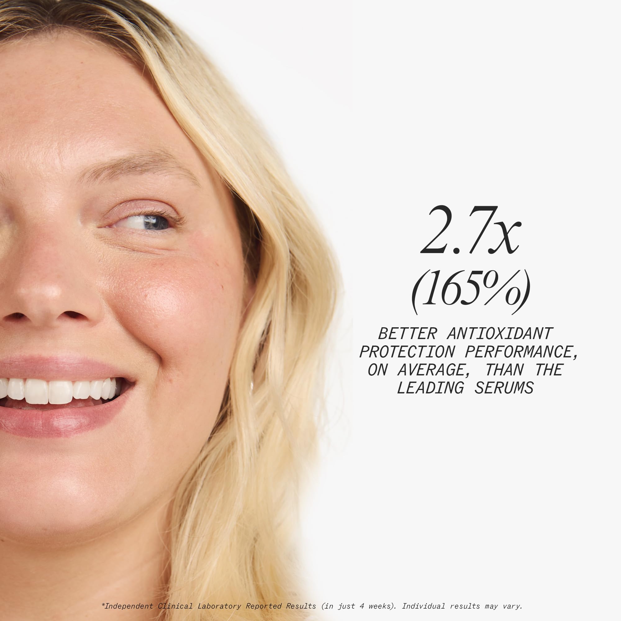 Silky serum texture highlighted for a luxurious feel