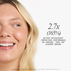 Silky serum texture highlighted for a luxurious feel