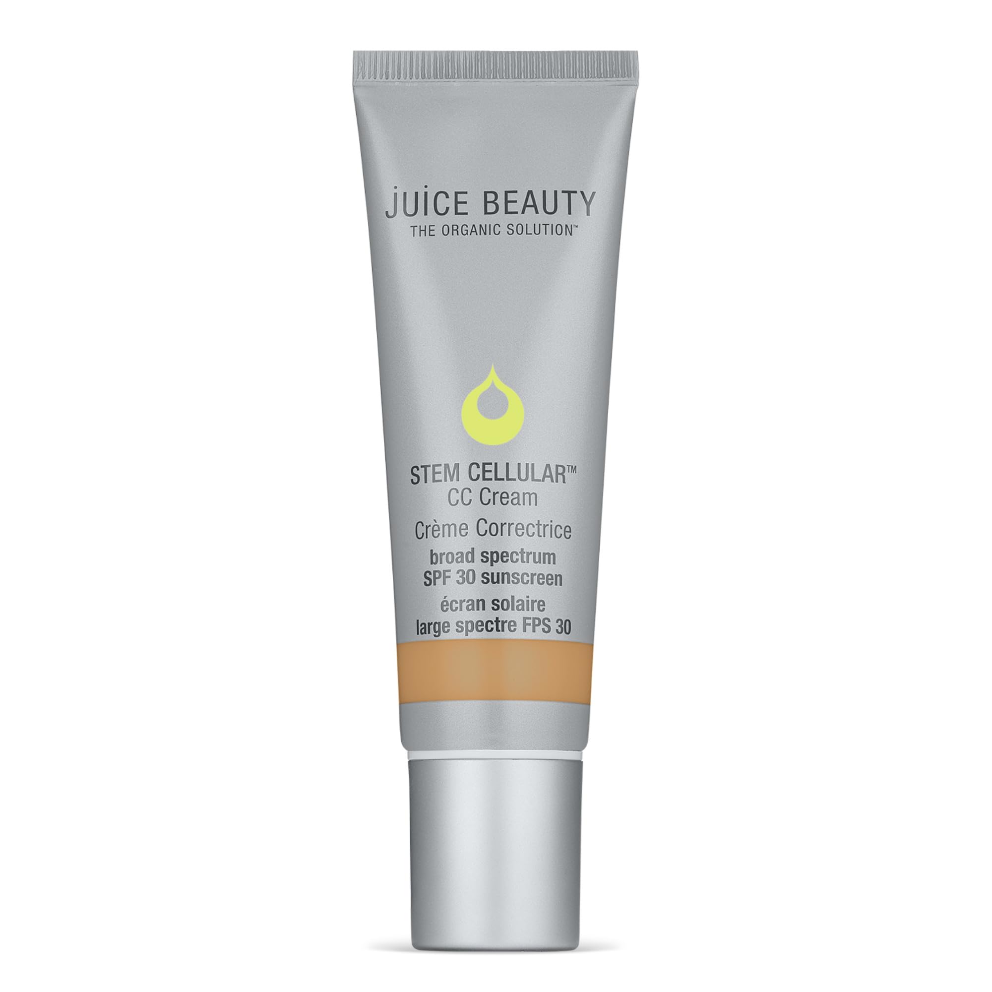Juice Beauty Stem Cellular CC Cream SPF 30 bottle pour for natural, light coverage