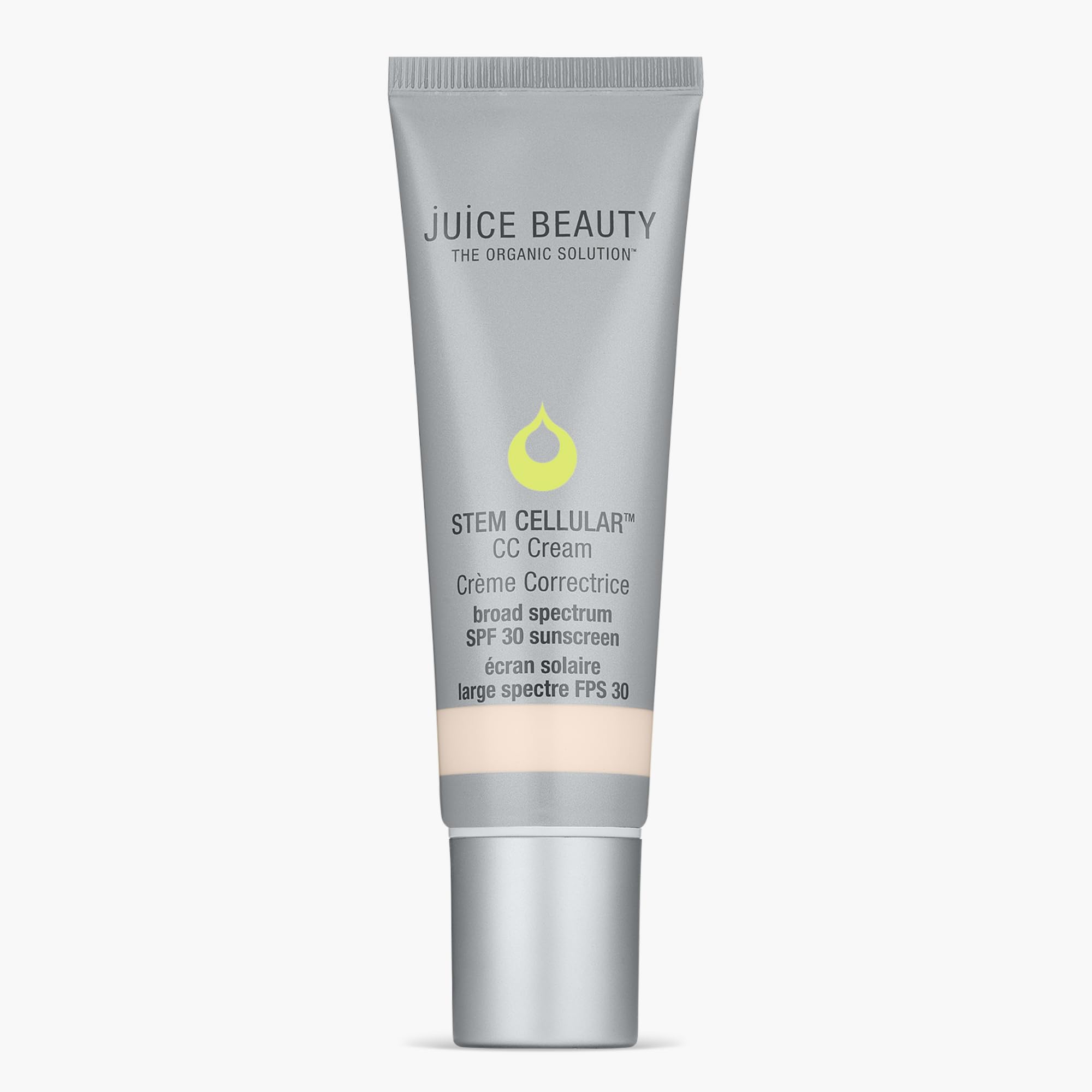 Juice Beauty Stem Cellular CC Cream bottle with mineral SPF, for radiant everyday glow.
