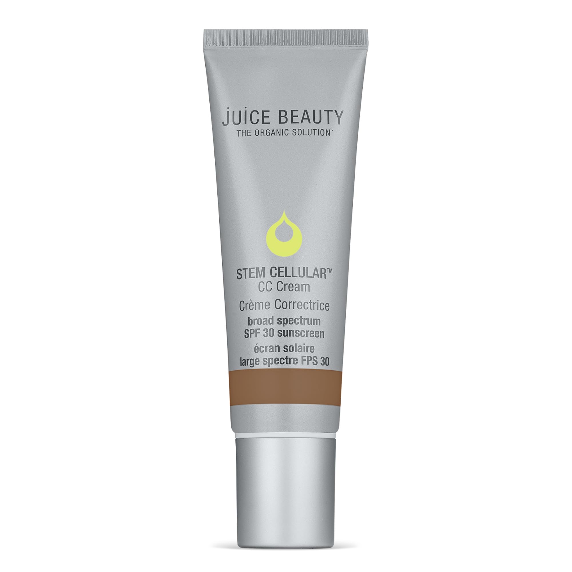 Juice Beauty Stem Cellular CC Cream SPF 30 Deep Glow bottle delivers radiant, even skin