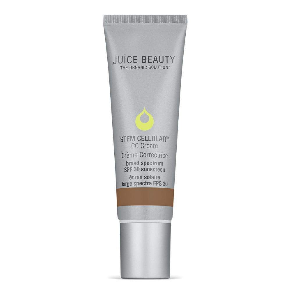 Juice Beauty Stem Cellular CC Cream SPF 30 Deep Glow bottle delivers radiant, even skin