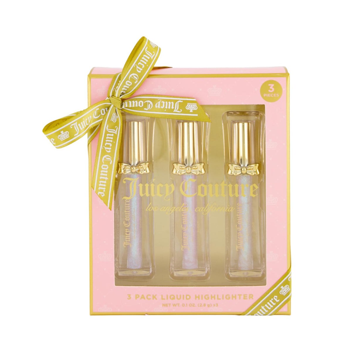 Juicy Couture Bloom highlighter bottle adds radiant luminosity to the skin