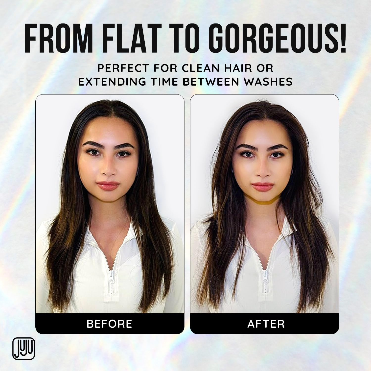 Juju Chan light shade blends for natural-looking volume.