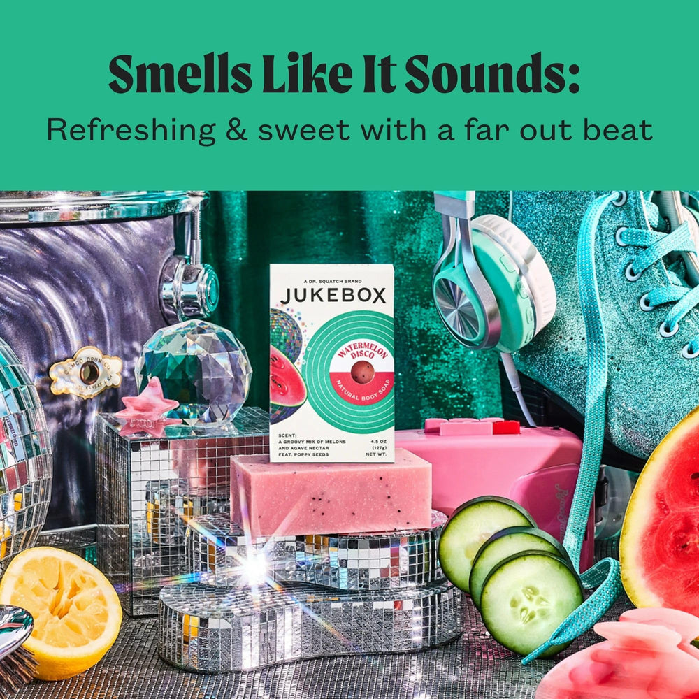 JUKEBOX Made-in-USA cold-process method ensures quality soap bars.
