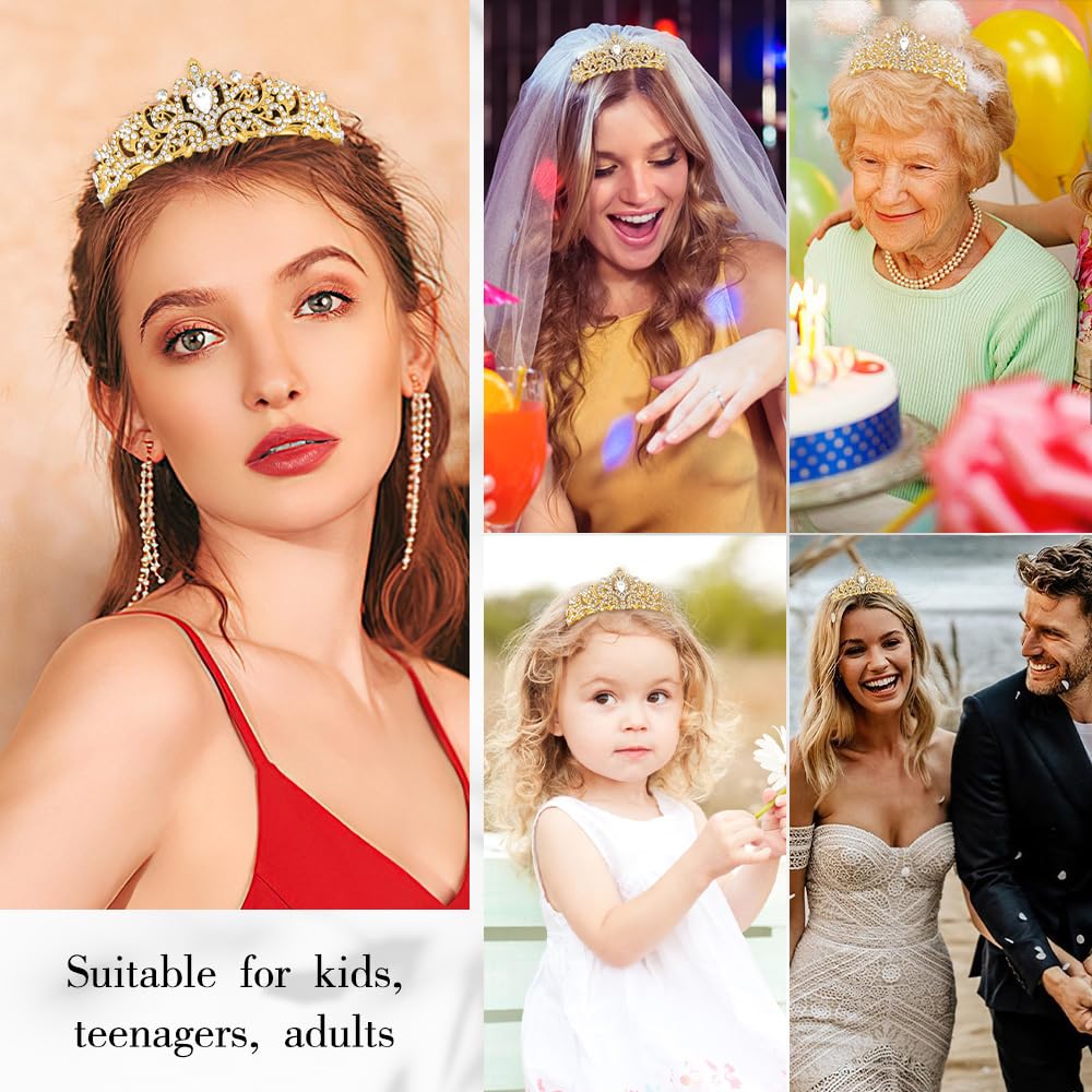 Jukeios blue crown with sash offers vibrant party styling