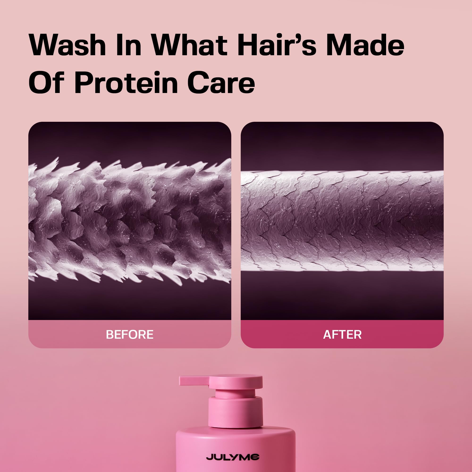 JUL7ME perfume shampoo foamy lather cleanses while preserving moisture