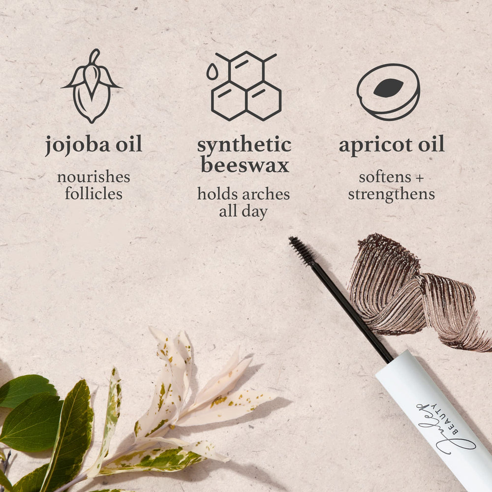 Julep Brow 101 taupe shade swatch for natural brow matching.