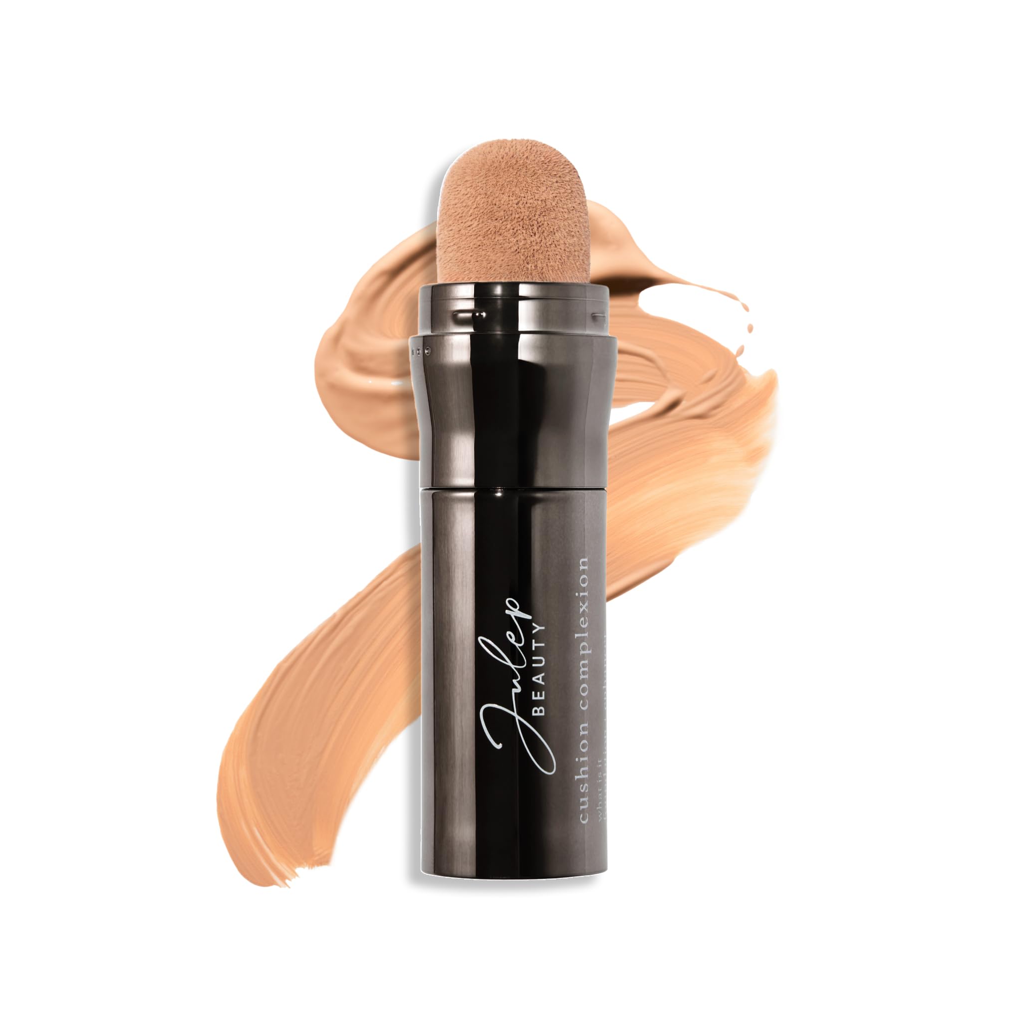 Julep Cushion Complexion Foundation Linen compact showing portable coverage for daily wear.