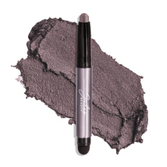 Julep Eyeshadow 101 Smoky Amethyst Shimmer on lids for long-lasting color.