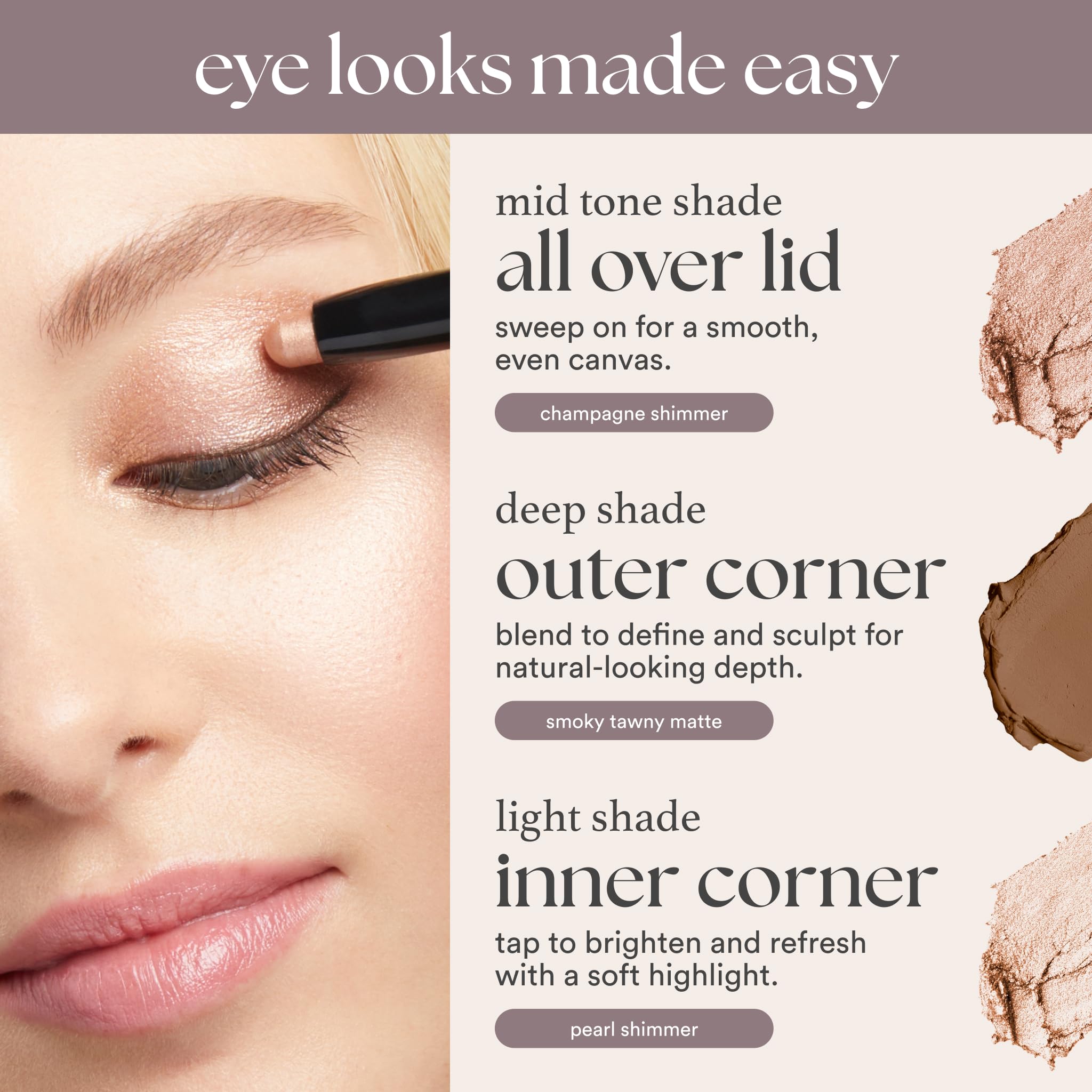 Julep Eyeshadow 101 with Vitamin C & E brightens and hydrates lids.