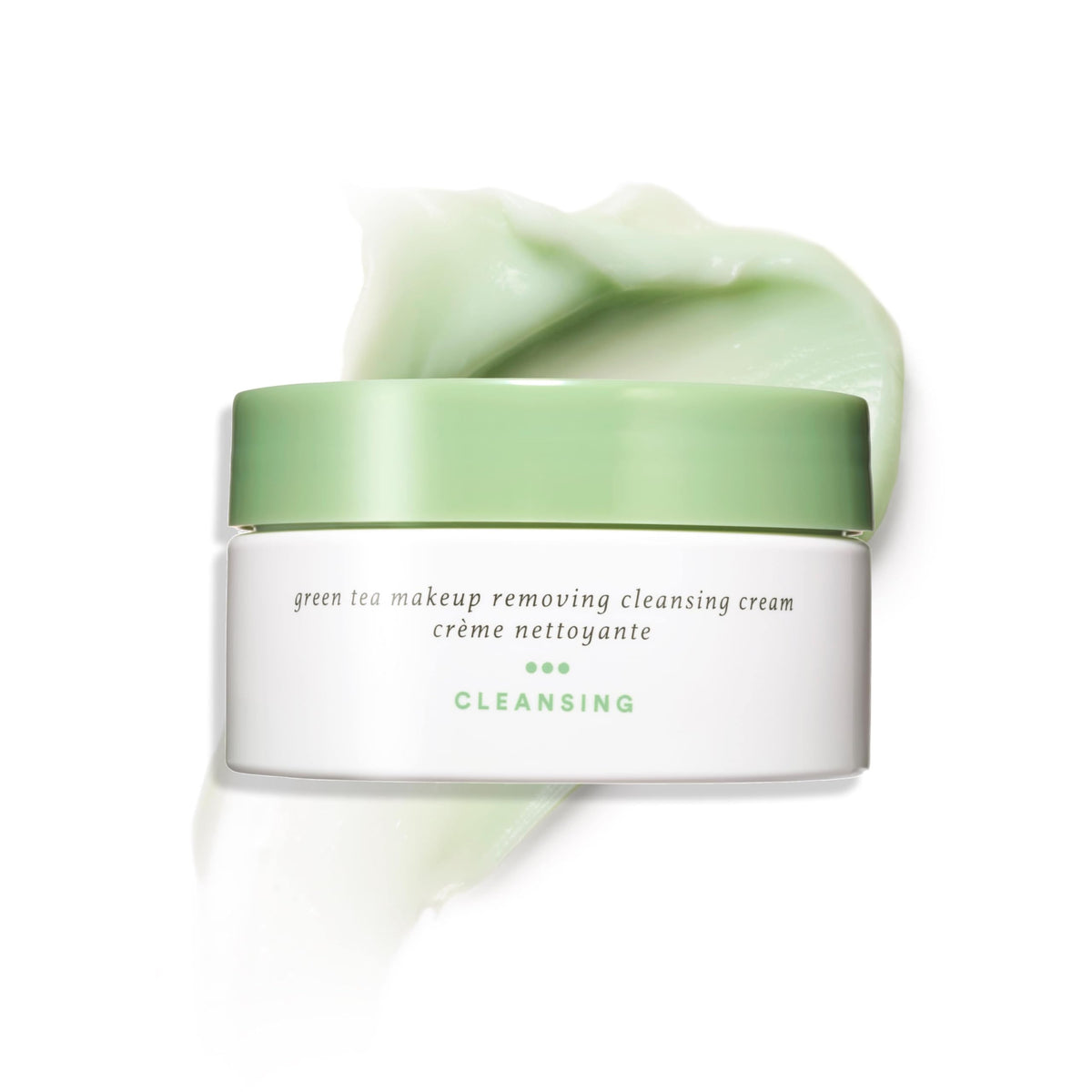 Julep Green Tea Cleansing Balm in action removing makeup for a fresh start