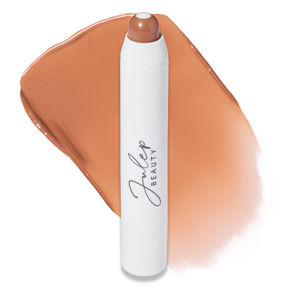 Julep It's Balm Tint Almond Nude lip balm close-up, creamy texture for everyday hydration.
