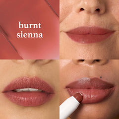 Julep It’s Balm Tint Burnt Sienna crayon tip ready to glide on smoothly