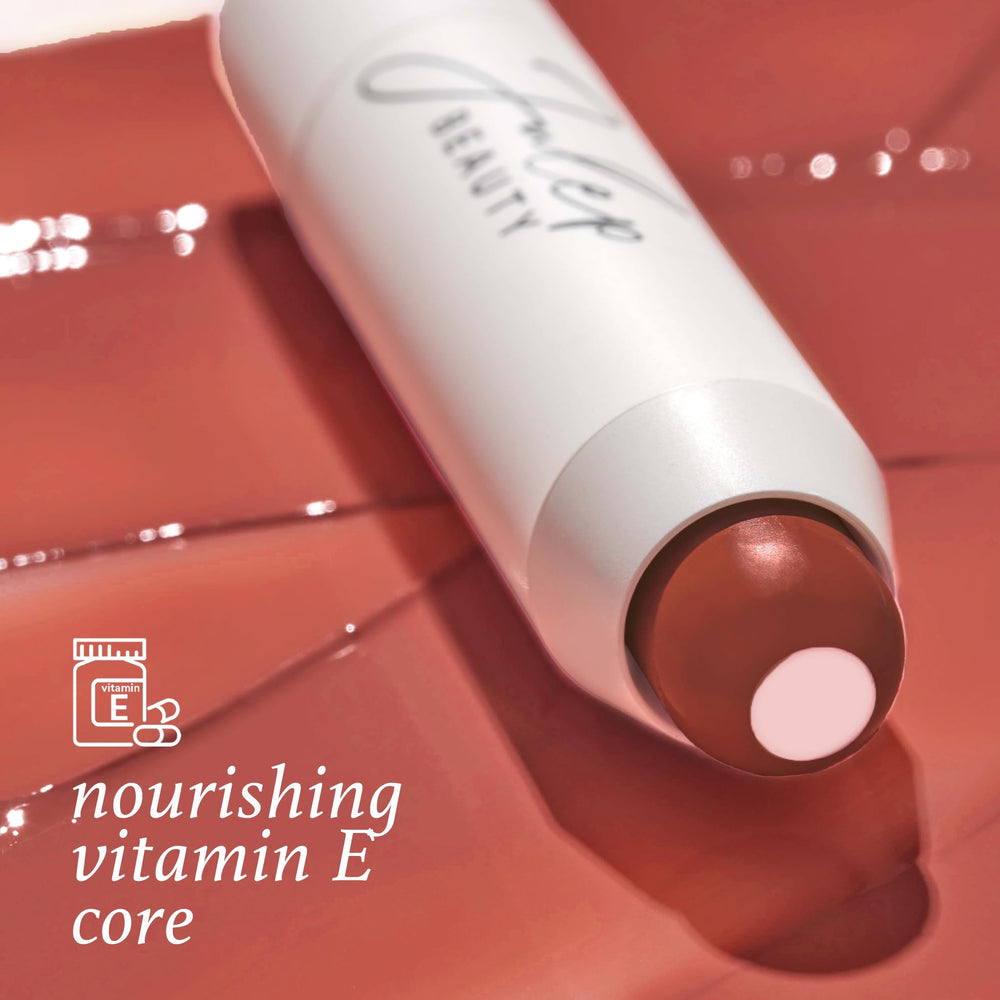 Julep It’s Balm Tint Burnt Sienna glossy finish adds natural shine