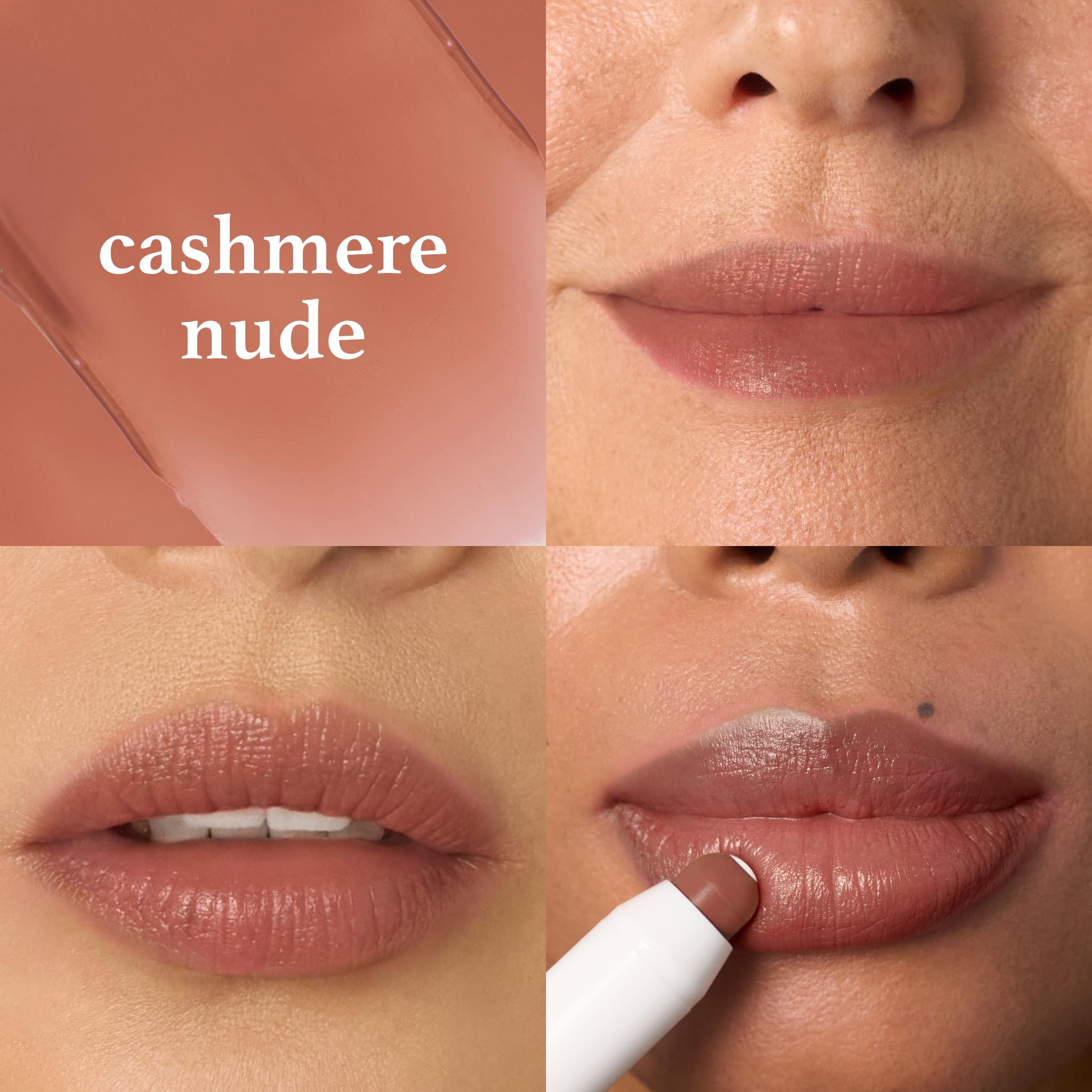 Julep It's Balm Tint Trio Dusty Orchid swatch with subtle shimmer.