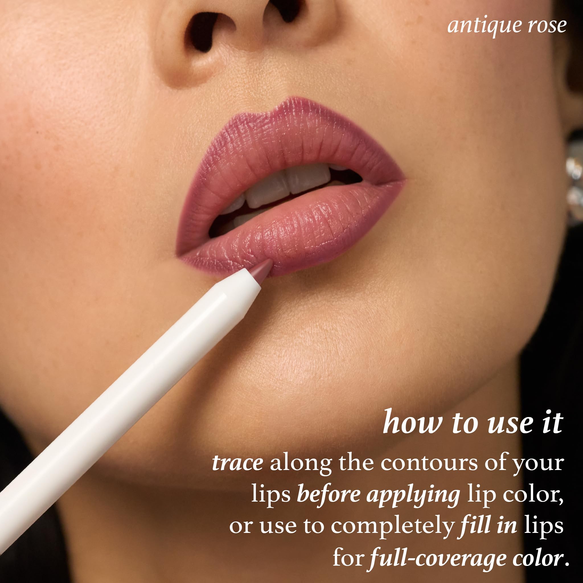 Nine-shade range offers options to match any lip color.