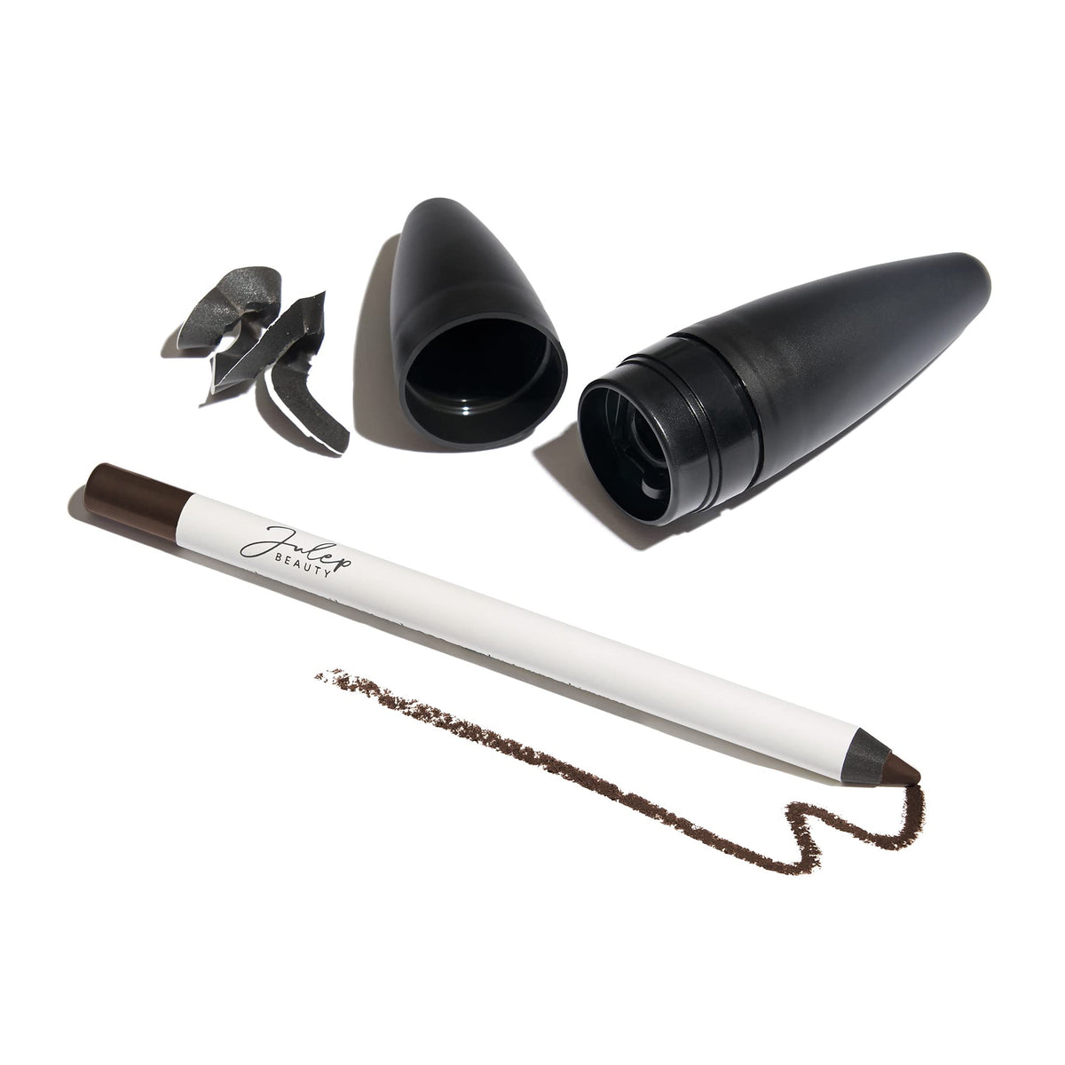 Julep pencil sharpener torpedo close-up for a precise, clean tip.