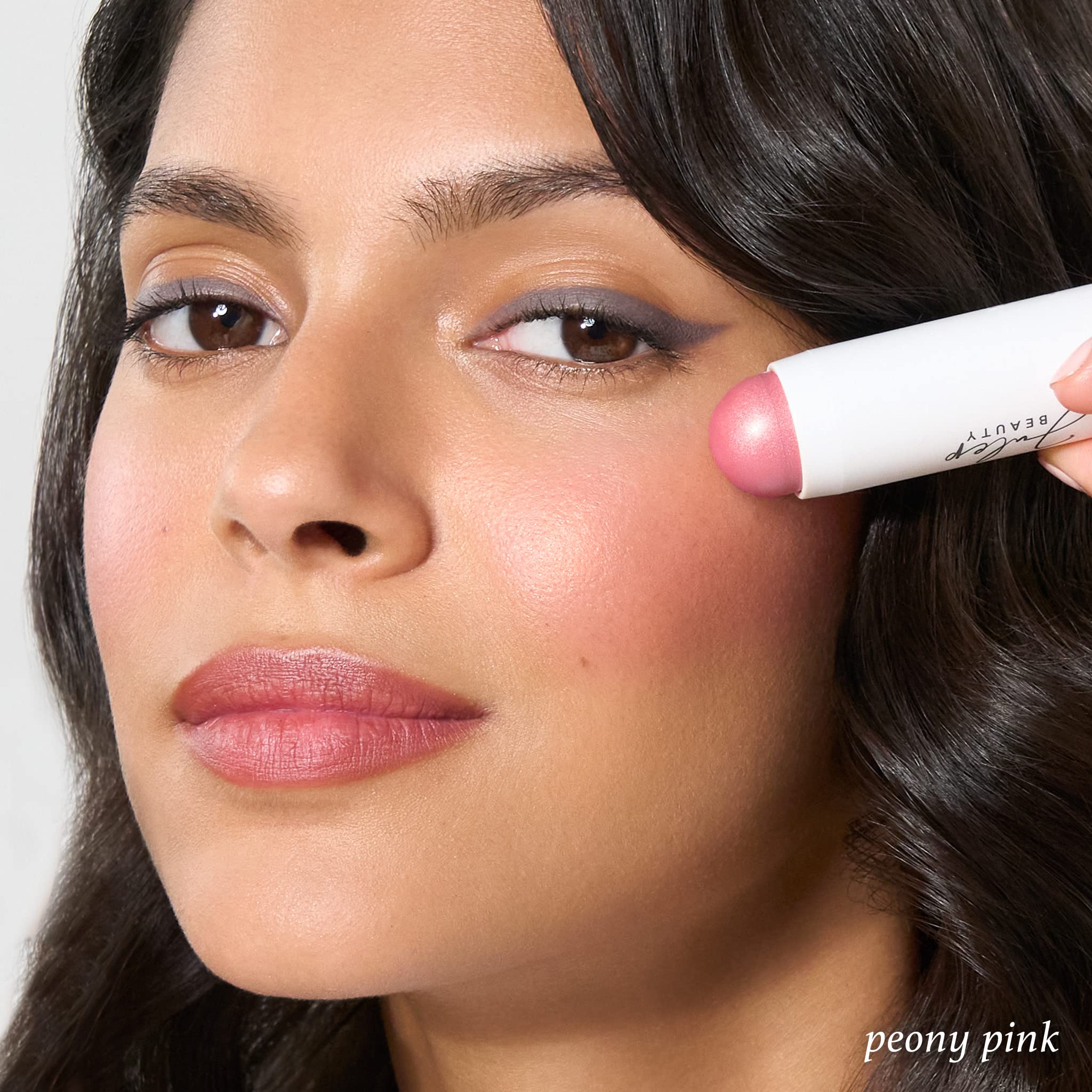 Julep Skip The Brush Blush Stick Peony Pink provides buildable color payoff